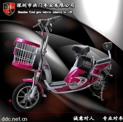 洪门48V12AH快乐公主电动自行车