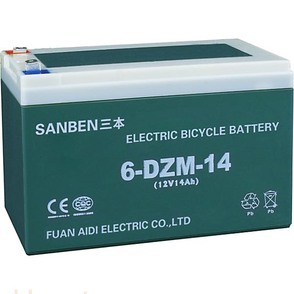 福建SANBEN密闭系列6-DZM-14电动车蓄电池