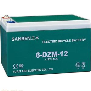 福建三本密闭式6-DZM-12电动车蓄电池