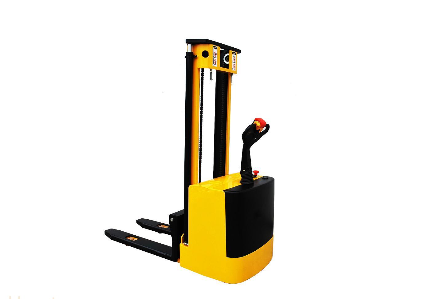 步行式带双缸电动堆高叉车