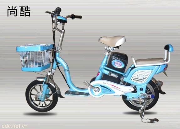 海亿特14寸蓝色简易尚酷电动自行车