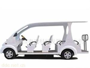 12座白色旅游电动观光车