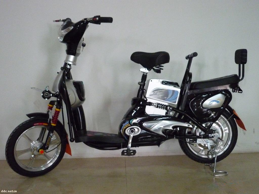 欧宝马22寸350W黑色电动自行车