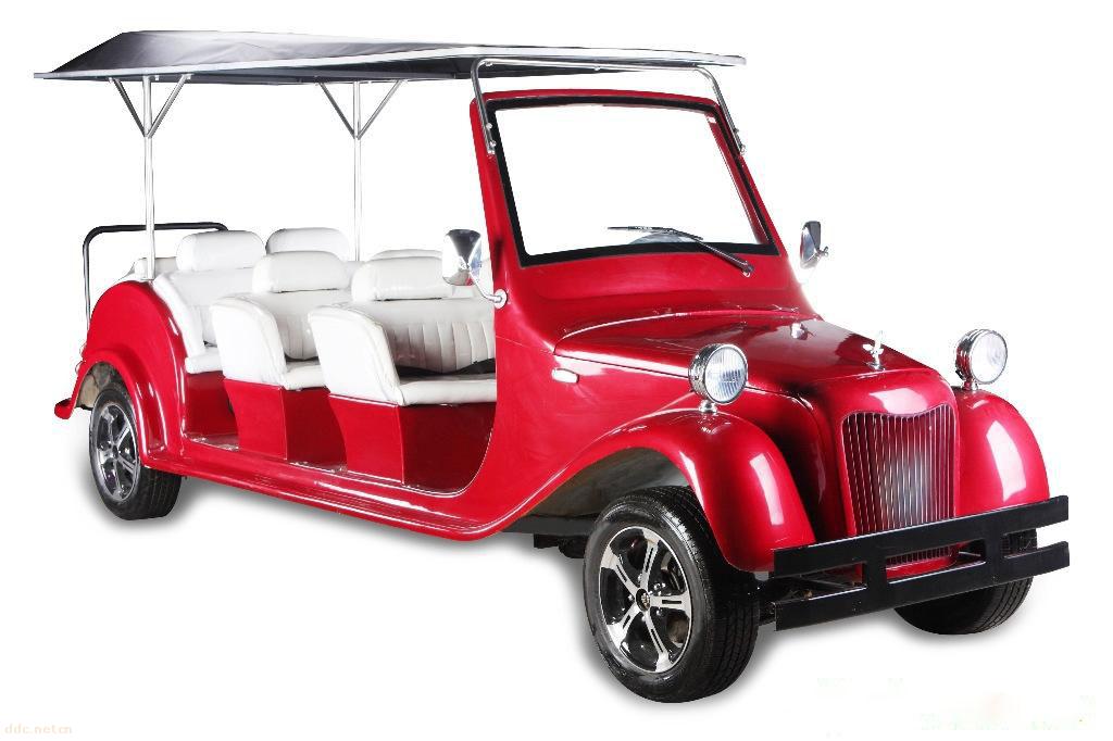 佳雄达BLL080B红色款8座电动老爷车