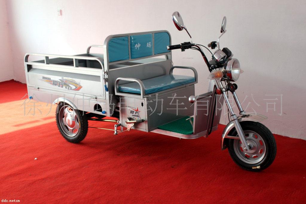 仲玛银色款农用电动三轮车