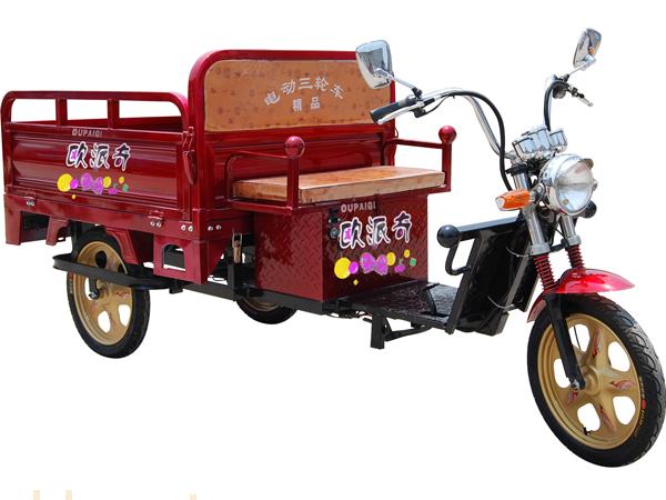 常州欧派奇小太子中置三开门电动三轮车