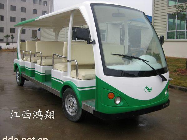 江西鸿翔15座绿色电动观光车