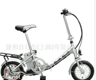 上海建和12寸铝合金折叠电动自行车