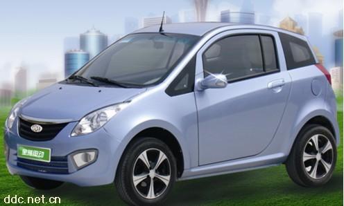 山东雅琪蓝色家用轻型电动汽车