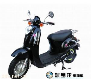 深宝龙黑色小龟王电动摩托车