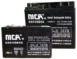 供应超大容量电摩用MCA锐牌电池