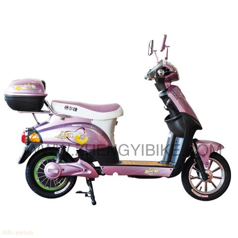 天津完美粉色豪华电动车