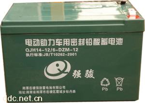 供应强骏牌优质密封电动车铅酸蓄