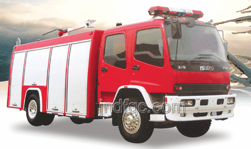 单桥消防车  泡沫消防车  水罐消